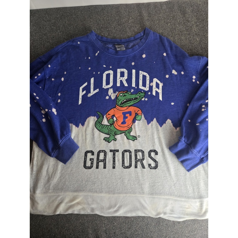 Gameday‎ Couture Florida Gators Crewneck Bleached Two Tone Hombre Size Xl U Of